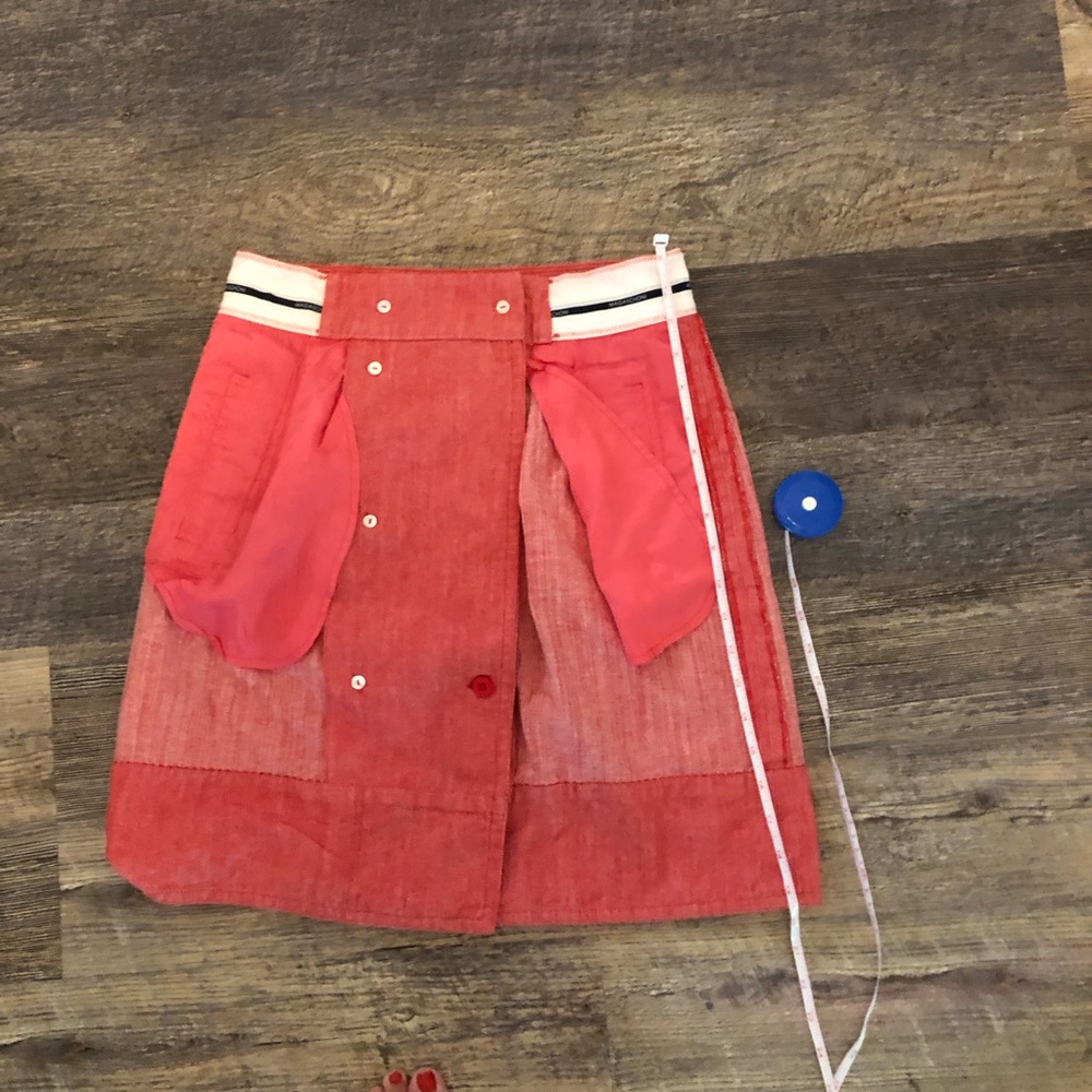 Magaschoni Red skirt no size but added measurements EUC - Picture 8 of 10